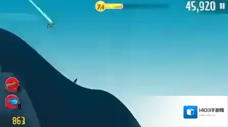 滑雪大冒险撞击