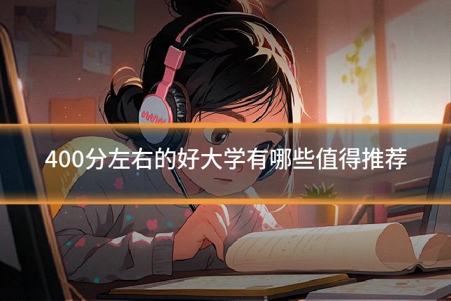 400分左右的好大学有哪些值得推荐
