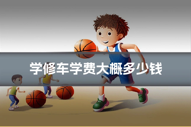 学修车学费大概多少钱