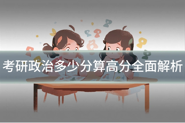 考研政治多少分算高分全面解析
