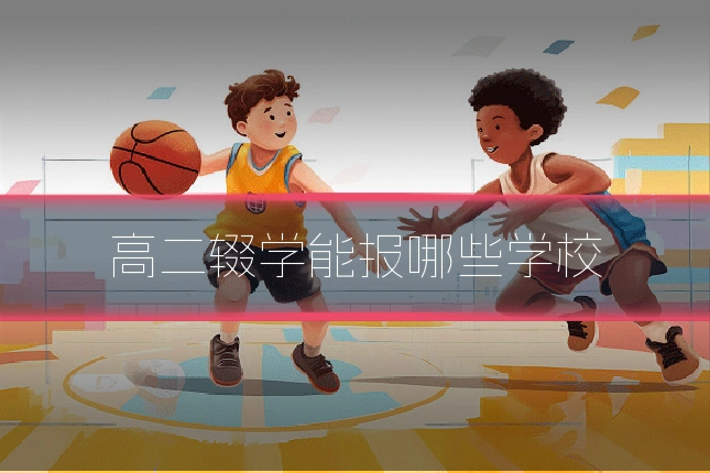 高二辍学能报哪些学校