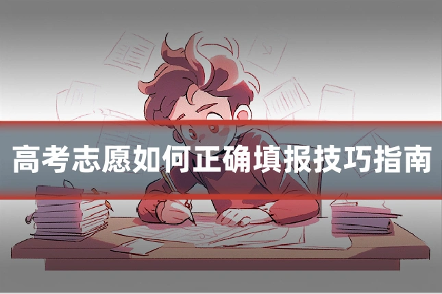高考志愿如何正确填报技巧指南