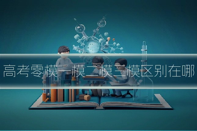 高考零模一模二模三模区别在哪