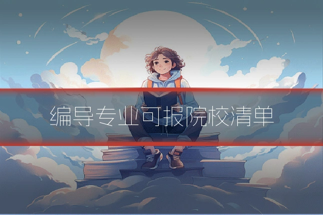 编导专业可报院校清单