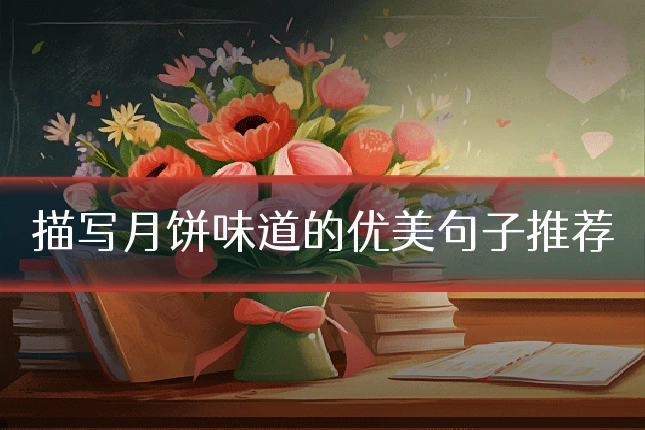 描写月饼味道的优美句子推荐