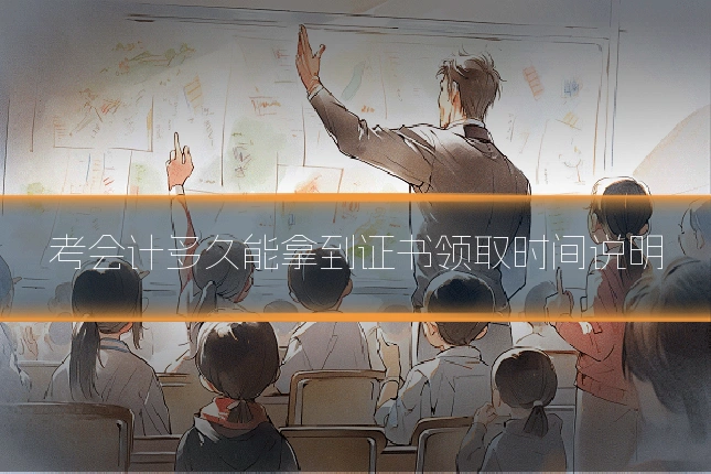 考会计多久能拿到证书领取时间说明