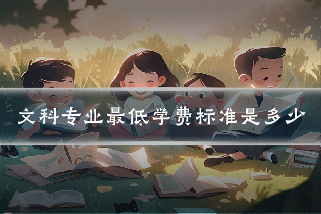 文科专业最低学费标准是多少