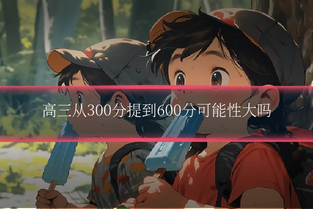 高三从300分提到600分可能性大吗