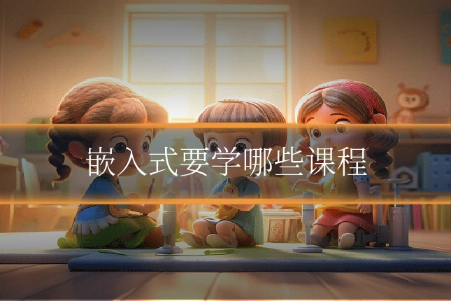 嵌入式要学哪些课程
