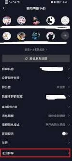 抖音极速版如何退出群聊