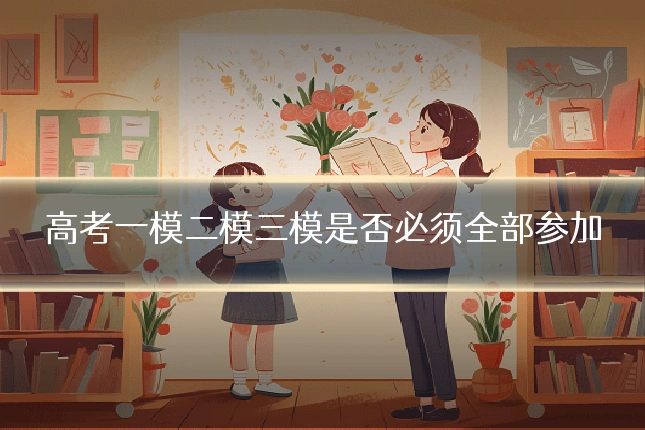 高考一模二模三模是否必须全部参加