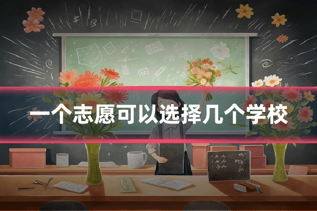 一个志愿可以选择几个学校