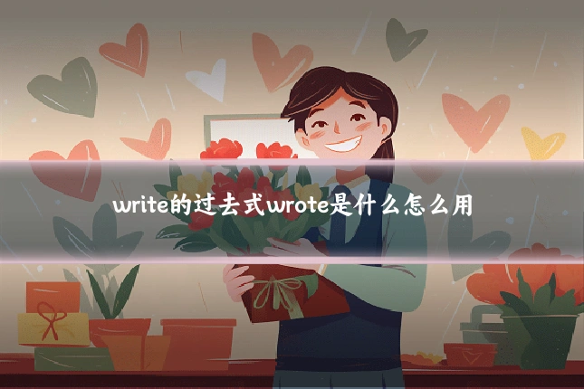 write的过去式wrote是什么怎么用