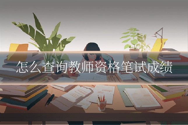 怎么查询教师资格笔试成绩