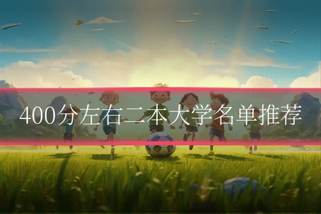 400分左右二本大学名单推荐