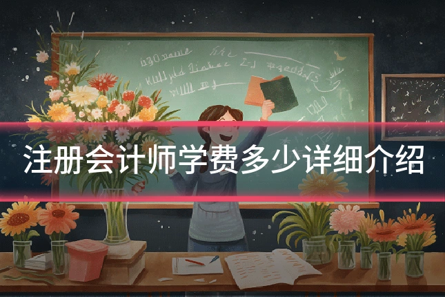 注册会计师学费多少详细介绍