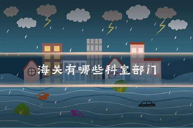 海关有哪些科室部门