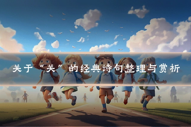 关于“关”的经典诗句整理与赏析