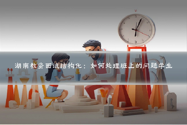 湖南教资面试结构化：如何处理班上的问题学生