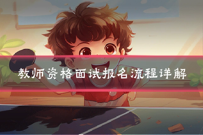 教师资格面试报名流程详解