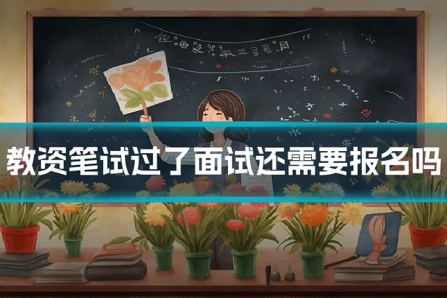 教资笔试过了面试还需要报名吗