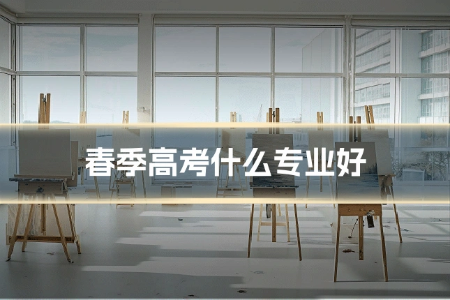 春季高考什么专业好