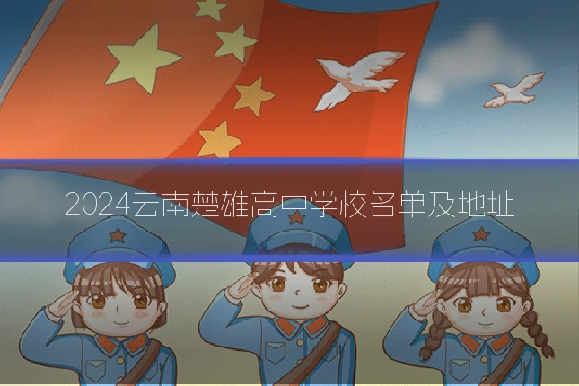 2024云南楚雄高中学校名单及地址
