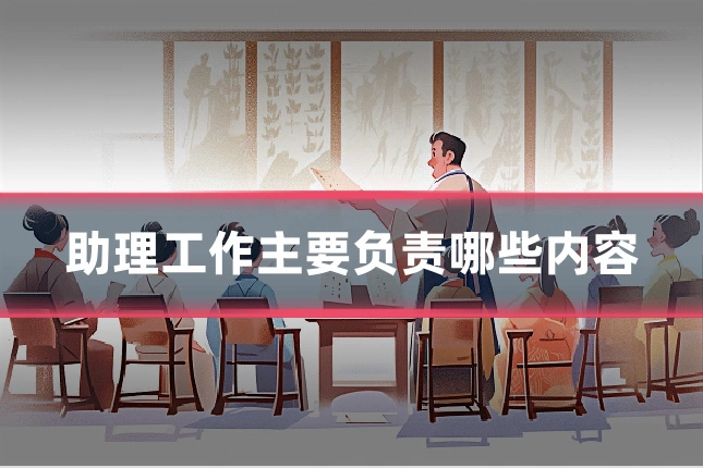 助理工作主要负责哪些内容