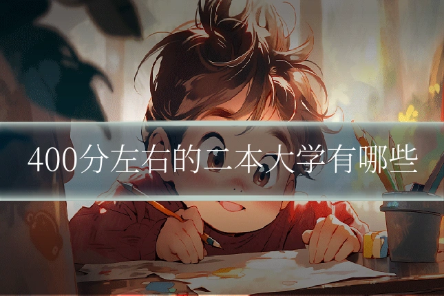 400分左右的二本大学有哪些