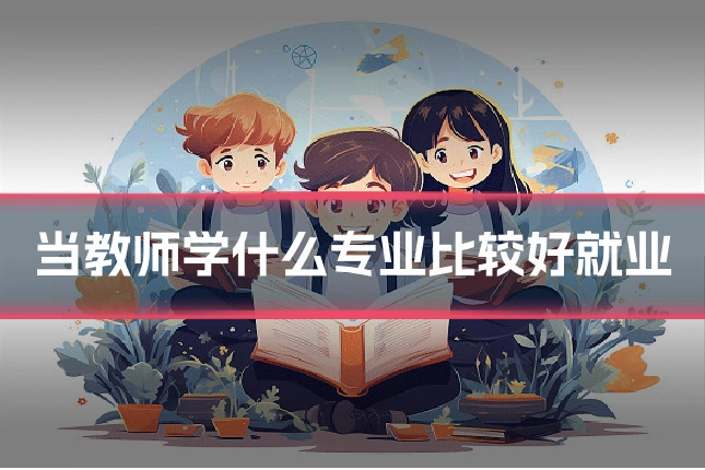 当教师学什么专业比较好就业