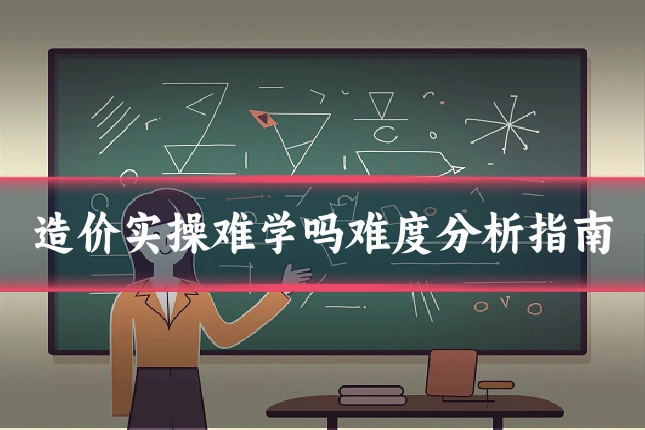 造价实操难学吗难度分析指南