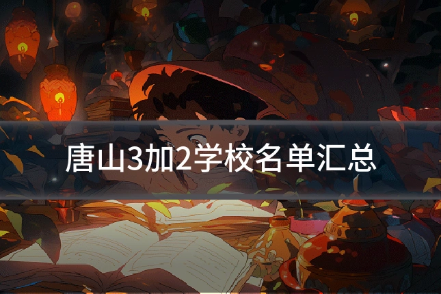 唐山3加2学校名单汇总