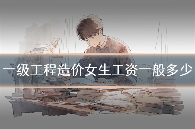 一级工程造价女生工资一般多少