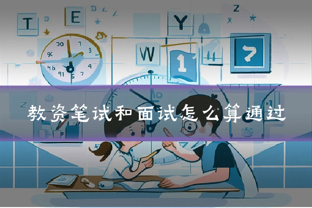 教资笔试和面试怎么算通过
