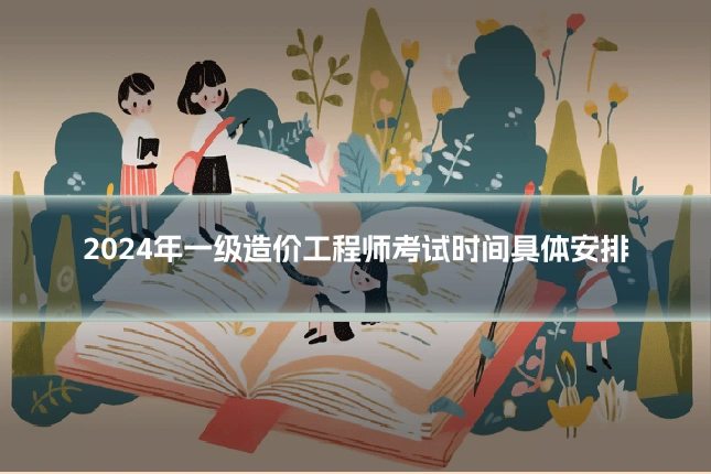 2024年一级造价工程师考试时间具体安排