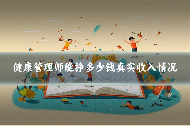 健康管理师能挣多少钱真实收入情况
