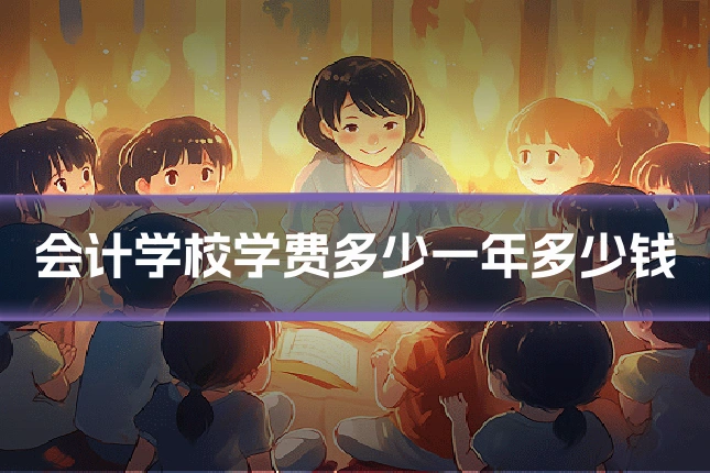 会计学校学费多少一年多少钱