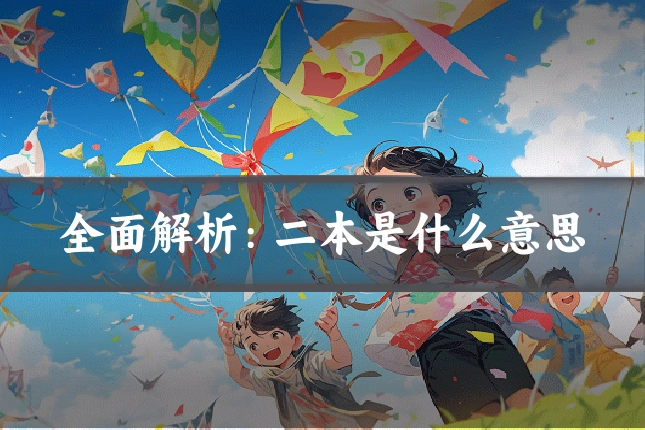 全面解析：二本是什么意思