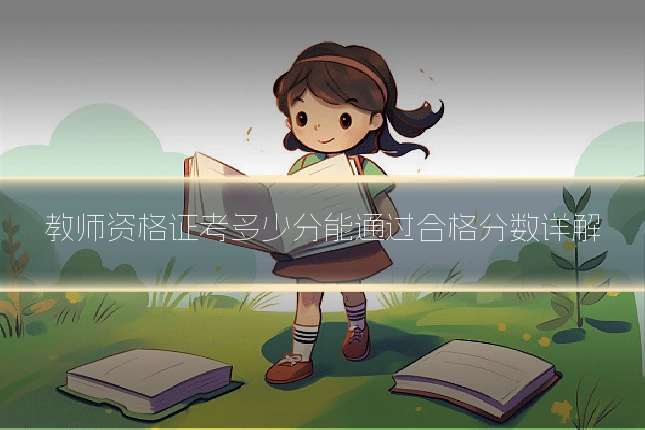 教师资格证考多少分能通过合格分数详解