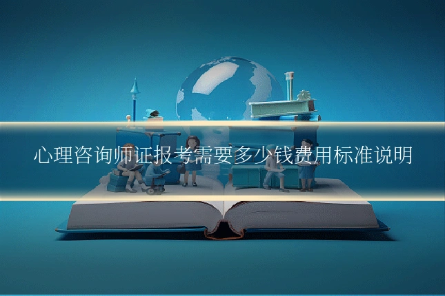 心理咨询师证报考需要多少钱费用标准说明