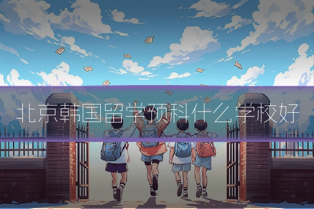 北京韩国留学预科什么学校好