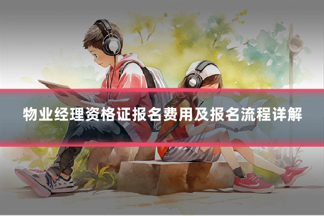 物业经理资格证报名费用及报名流程详解