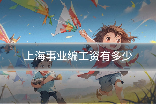 上海事业编工资有多少