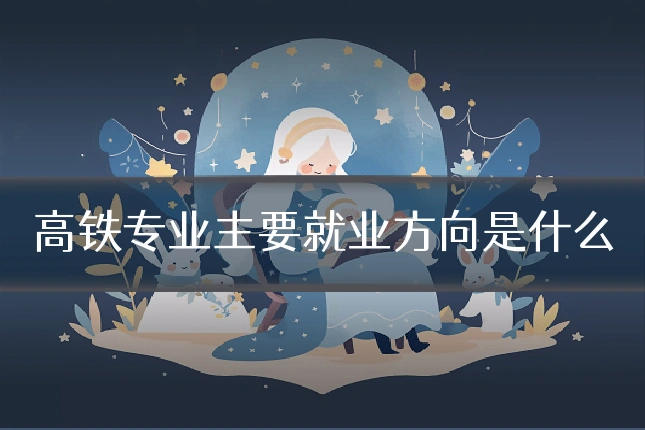 高铁专业主要就业方向是什么
