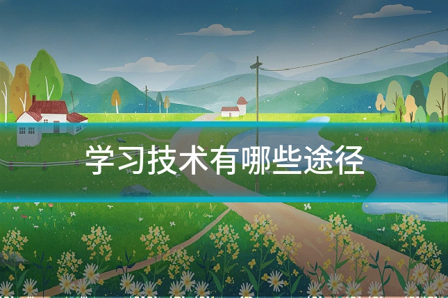学习技术有哪些途径