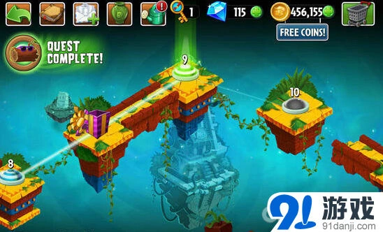 《植物大战僵尸2》失落之城第9关怎么过教程