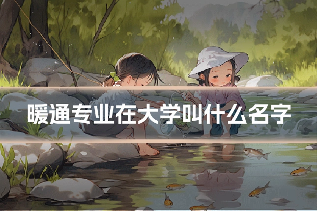 暖通专业在大学叫什么名字
