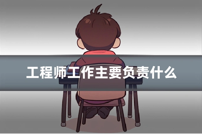 工程师工作主要负责什么