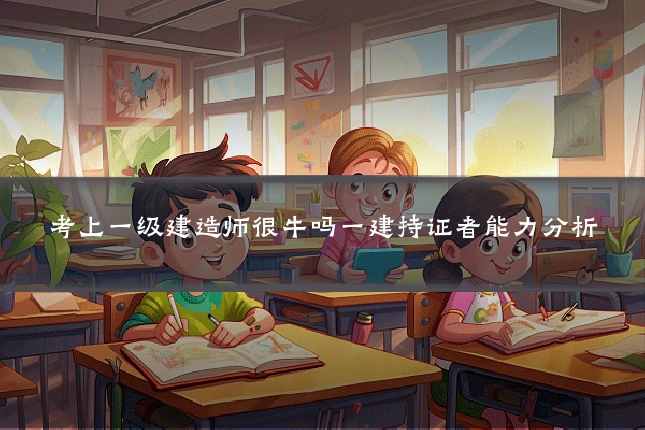 考上一级建造师很牛吗一建持证者能力分析