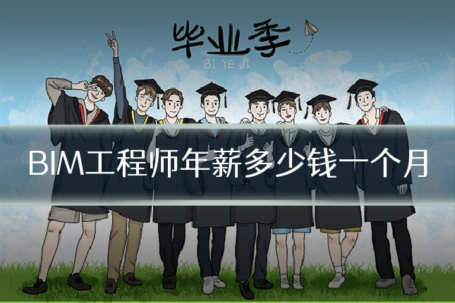 BIM工程师年薪多少钱一个月